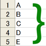 ワークシートの指定範囲をループしてセルの値を取得・設定する。