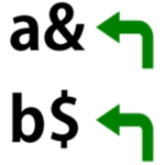 Excel VBA の変数宣言で変数名の後ろに付いている、アンド（&）、ドル（$）記号の意味。