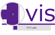 訪問済みのリンクの色は「#551a8b」でした。この状態でマウスを左クリックすると、色をコピー出来ました。