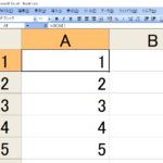 ワークシート関数の row と column を使用して連番を入力するマクロ。